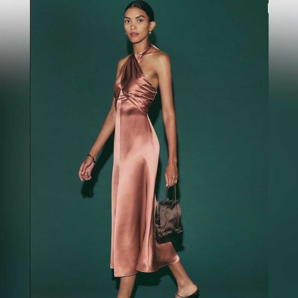 Reformation - Maddison Silk Midi Dress